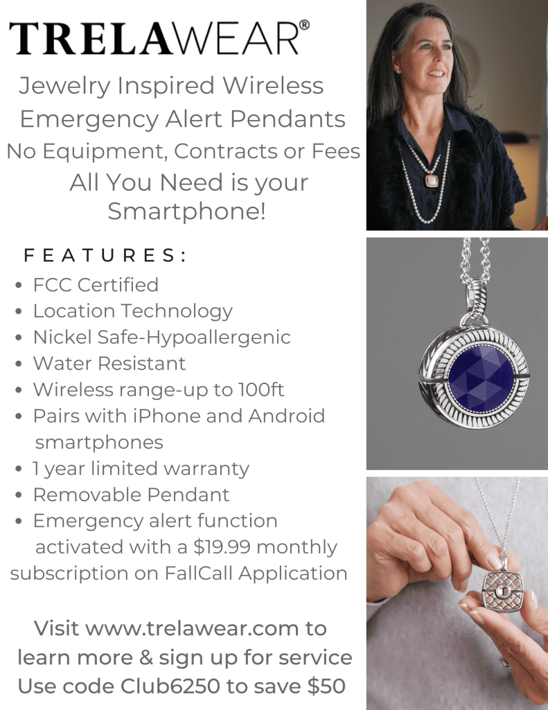 TrelaWear Jewelry Inspired Alert Pendant